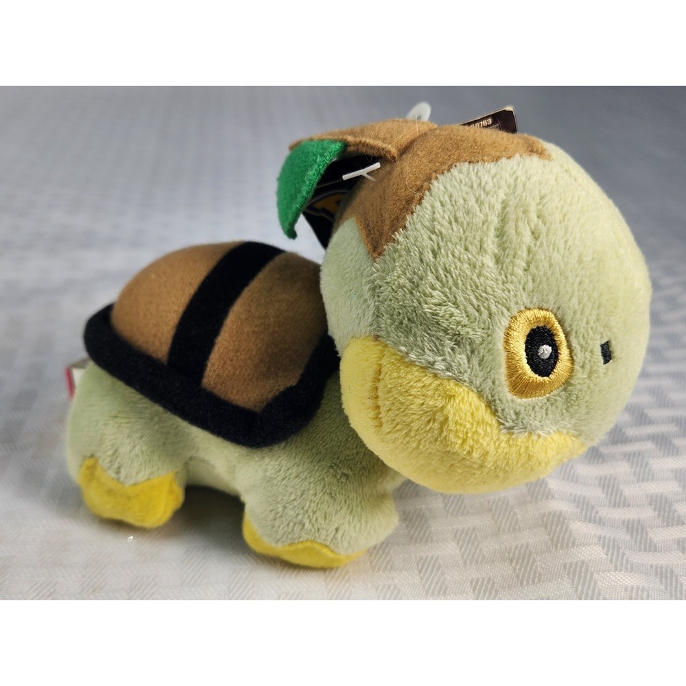 NEW Vintage Pokémon Center Turtwig Plush 5 1/2" Pokedoll 2007 With Tags RARE!